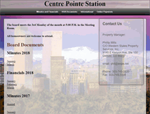 Tablet Screenshot of centrepointestationcondos.com